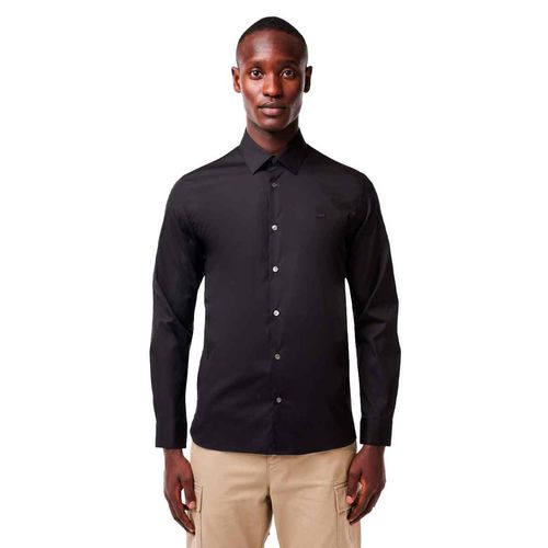 Camisa Lacoste negro para caballero ch5253-031