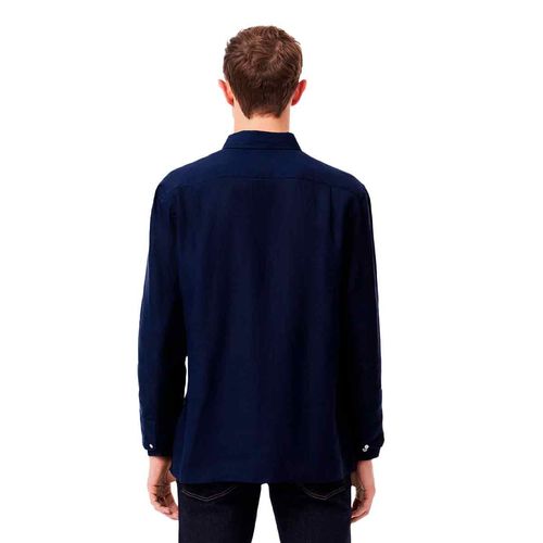 Camisa Lacoste azul para caballero ch5692-166