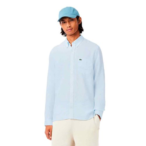 Camisa Lacoste azul para caballero ch5692-t01