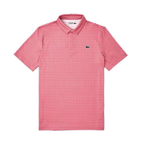 Playera tipo polo Lacoste rosa para caballero dh5175-u36