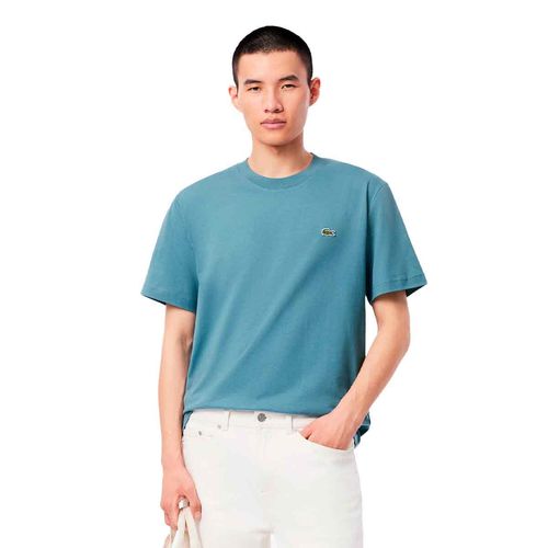 Playera Lacoste azul para caballero th7318-hd9