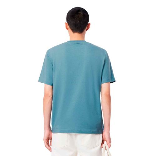 Playera Lacoste azul para caballero th7318-hd9