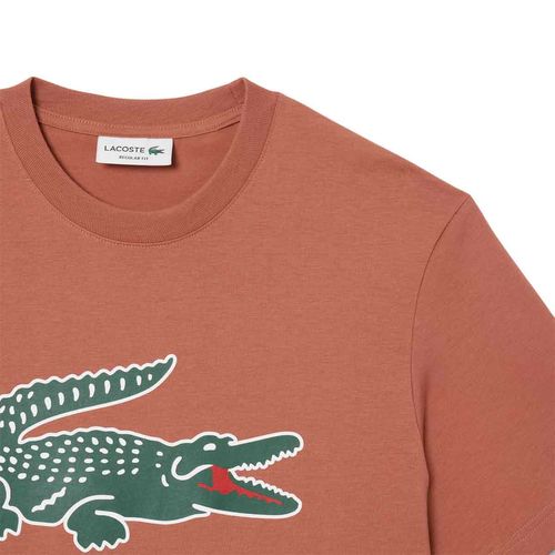 Playera tipo polo Lacoste café para caballero th1285-i1k