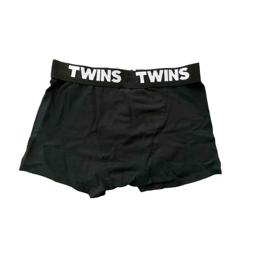 Bóxer Twins negro para caballero mbk0512