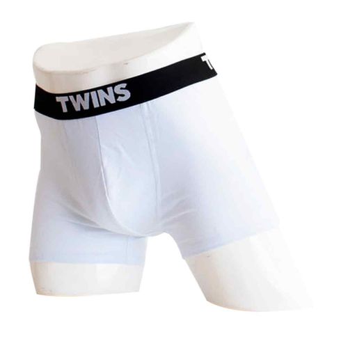 Bóxer Twins blanco para caballero mbk0566