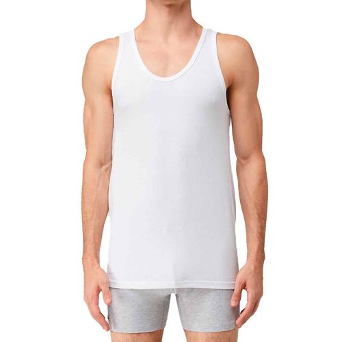 Playera interior Perry Ellis blanco para caballero 210403