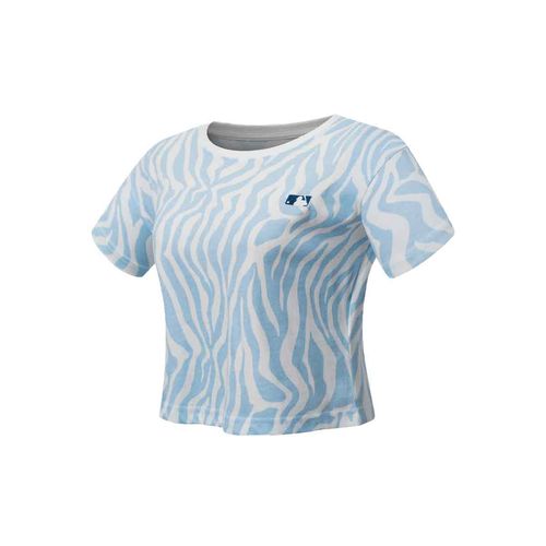 Playera deportiva Fexpro azul para dama mlbct625101lb1