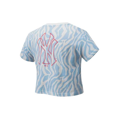 Playera deportiva Fexpro azul para dama mlbct625101lb1