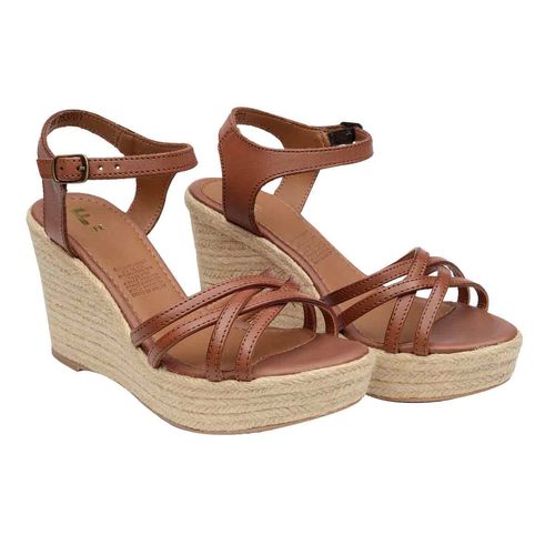 Sandalia casual EFE tan para dama 253701