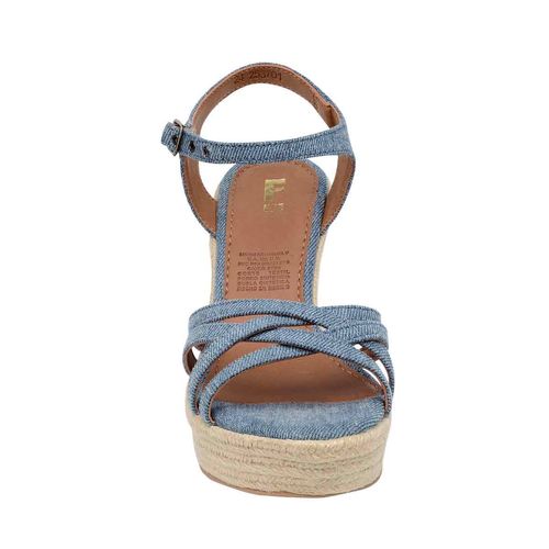 Sandalia casual Efe cielo para dama 253701