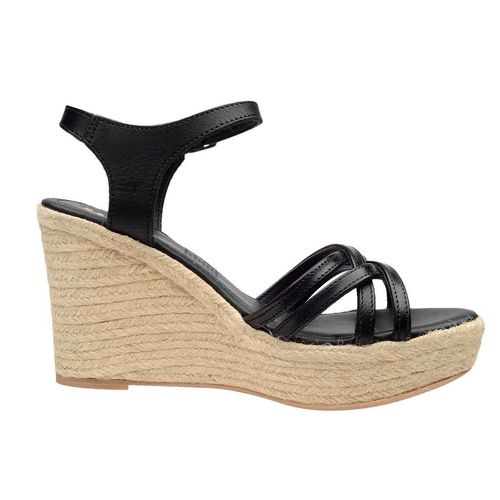 Sandalia casual Efe negro para dama 253701