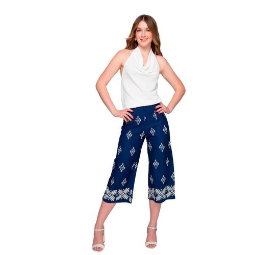 Pantalón Ferriano azul para dama pg00632