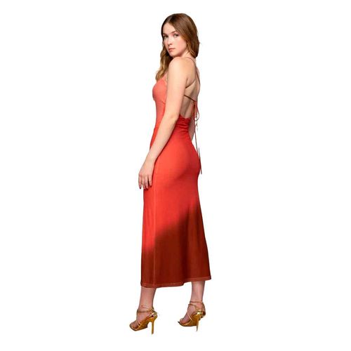 Vestido Ferriano naranja para dama ve01587
