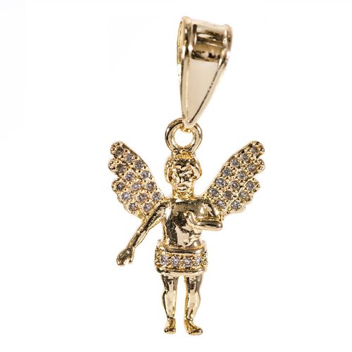 Dije Ray Jewelry 360 para caballero dorado CCP-669