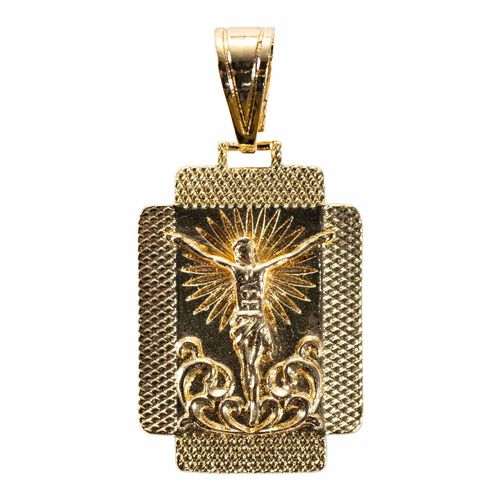 Dije Ray Jewelry 360 para caballero dorado CCP-687
