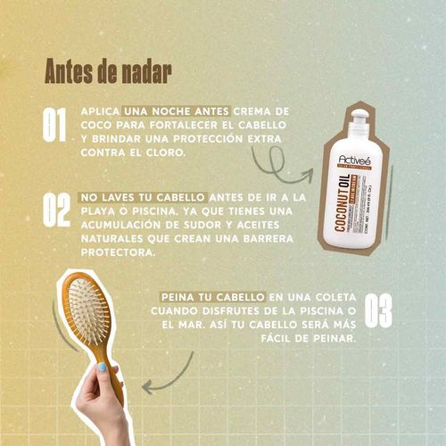 Tratamiento para cabello Timco blanco TRAT-ACTCOC16OZ