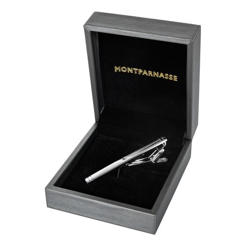 Pisa corbata Montparnasse para caballero plateado 120
