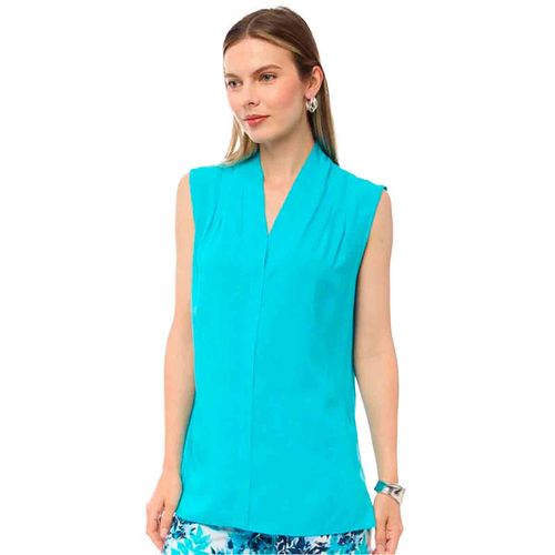 Blusa Alexis azul para dama 48250307a
