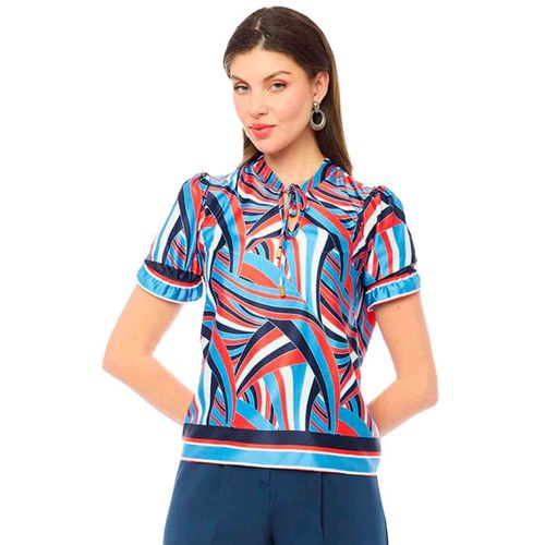 Blusa Alexis azul para dama 48250201
