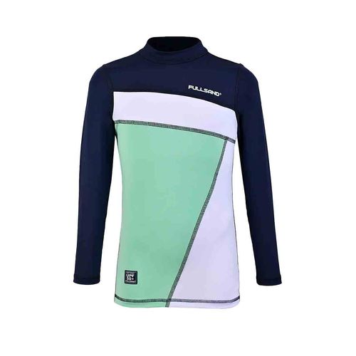Playera de baño Fullsand verde para niño nowtg28