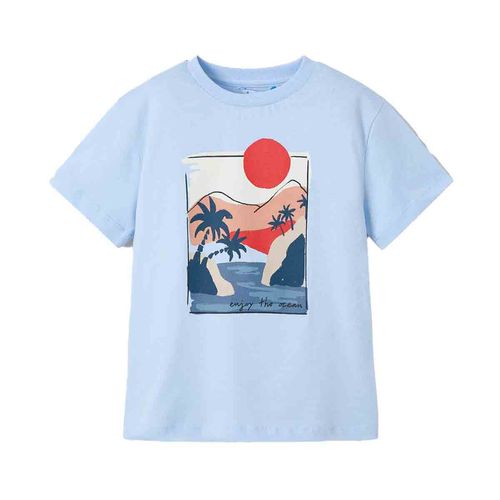 Playera Mayoral azul para niño 3034