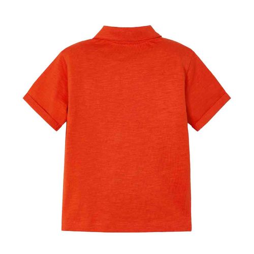 Playera tipo polo Mayoral rojo para niño 3109