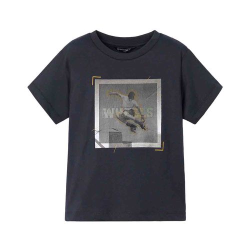 Playera Mayoral negro para niño 3035