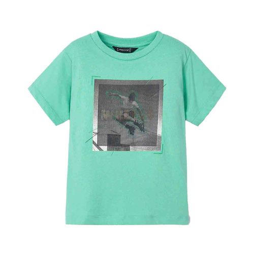 Playera Mayoral verde para niño 3035