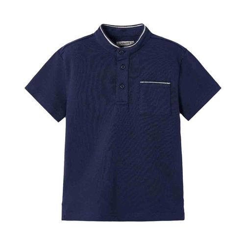 Playera tipo polo Mayoral marino para niño 3102