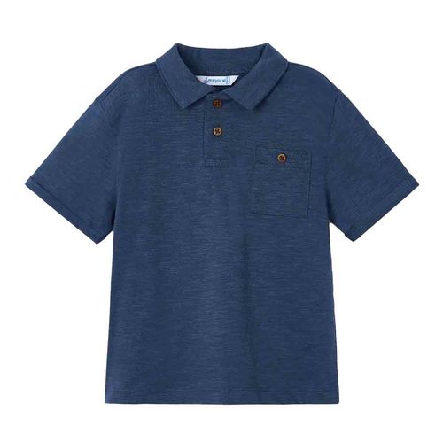 Playera tipo polo Mayoral marino para niño 3109