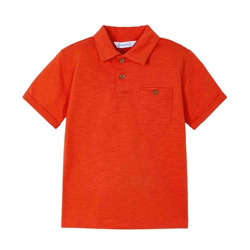 Playera tipo polo Mayoral rojo para niño 3109