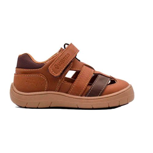 Sandalia con talón Vavito cognac para niño VA276501ST