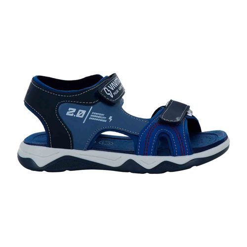 Sandalia con talón Vavito azul para joven VA961520ST