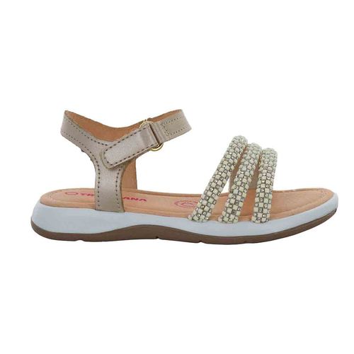 Sandalia casual Tropicana dorado para niña TR480017ST