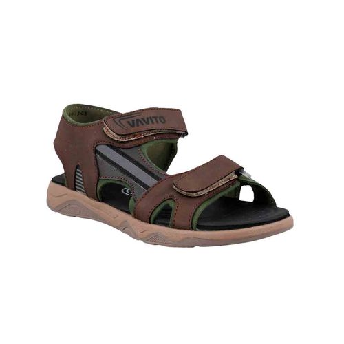 Sandalia con talón Vavito militar para joven VA961505ST