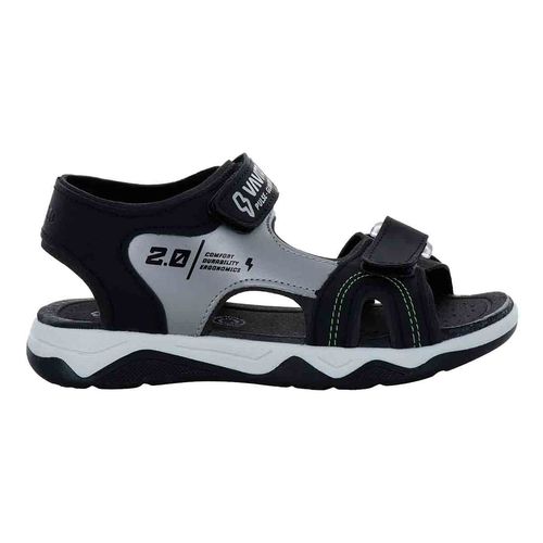 Sandalia con talón Vavito negro para joven VA961520ST