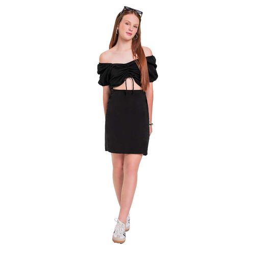 Vestido Gloss negro para jovencita 31775