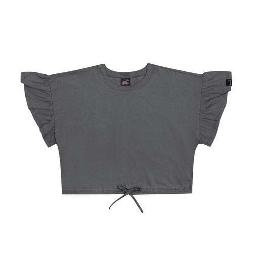 Blusa Gloss gris para jovencita 31810