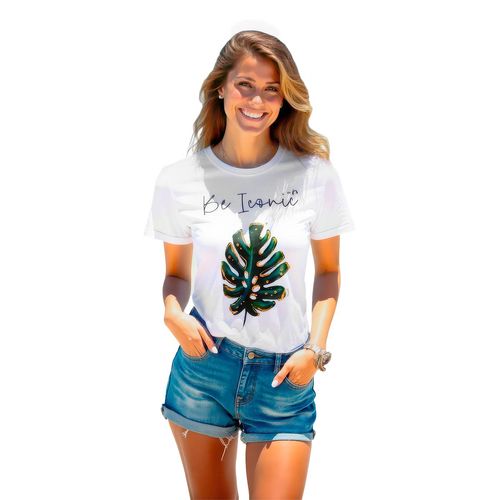 Blusa Mako & Co blanco para dama mkmy0012