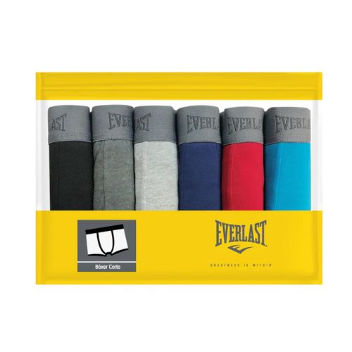 Set de bóxer Everlast multicolor para caballero liso colorido