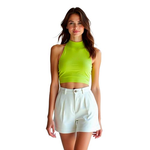 Short Mako & Co blanco para dama mkms0005