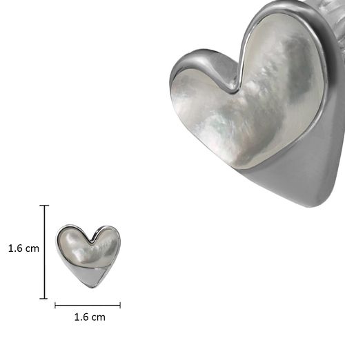 Arete Unlimited by ob rodio corazón madre perla ARCCTSS105R