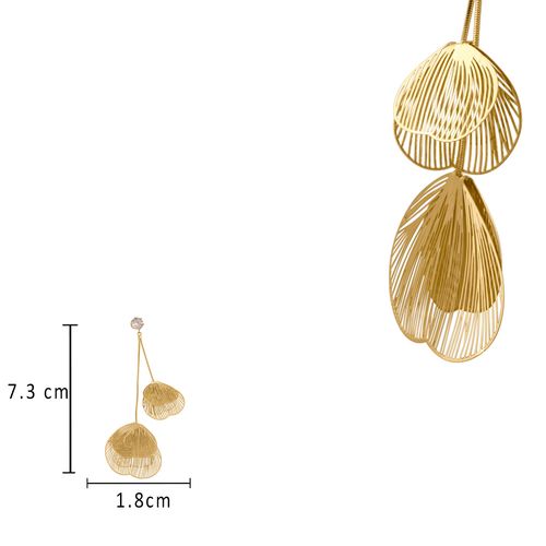 Arete Unlimited by ob chapa de oro 18k largo mariposa ARIEWWKF24