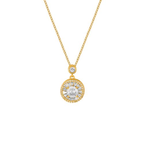 Collar Unlimited by ob chapa de oro 18k dije redondo CRILLDRF81