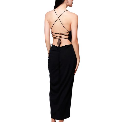 Vestido Lob negro para dama dvvi0604