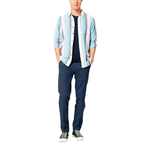 Pantalón Dockers azul para caballero 36272-0005