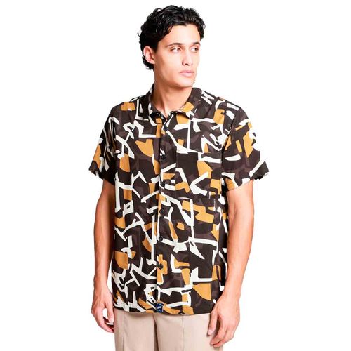 Camisa Lob café para caballero ccck0827