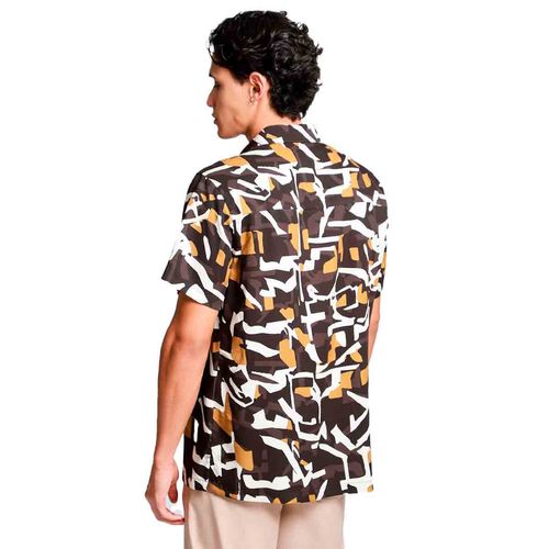 Camisa Lob café para caballero ccck0827