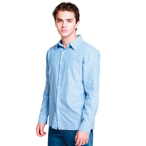 Camisa Lob azul para caballero cccn1358