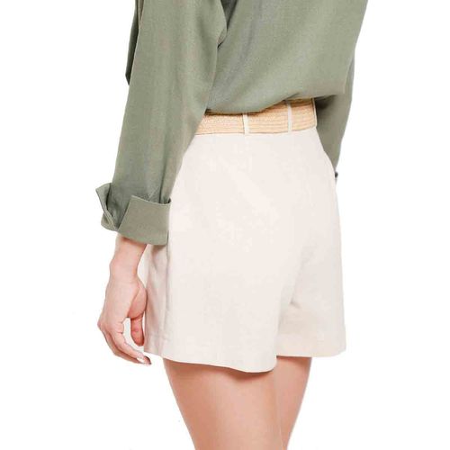 Short Lob beige para dama dsst0399